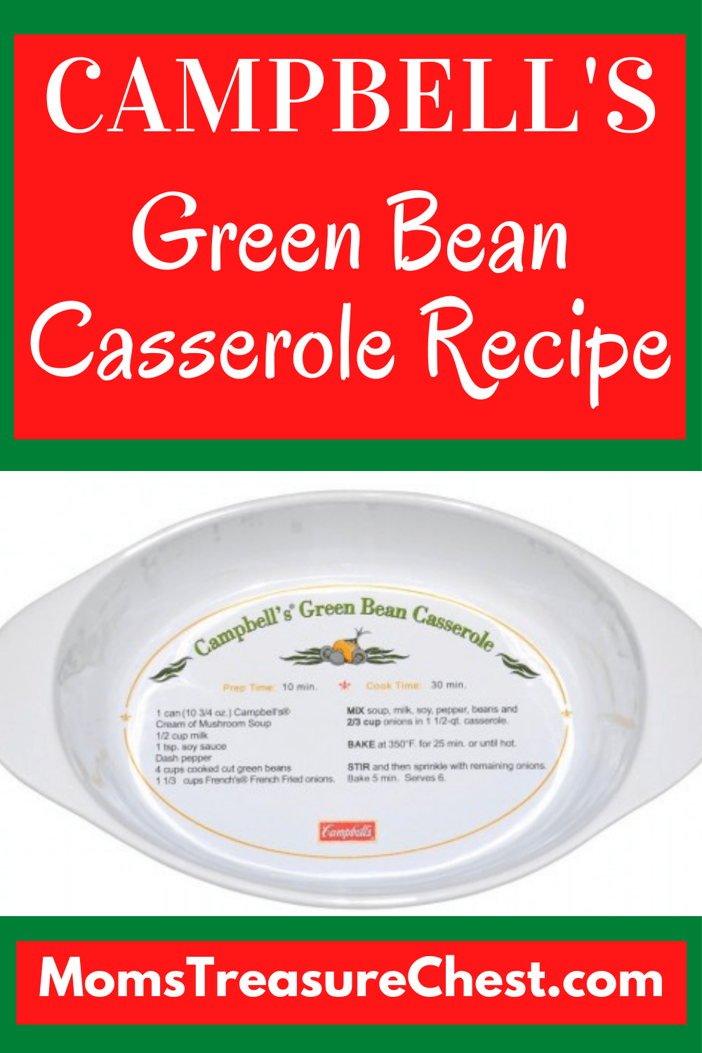 Campbells Green Bean Casserole Recipe